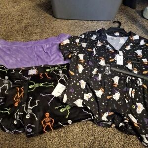 Nwt Halloween Pj Set